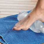 Water bottle massage therapy for plantar fasciitis