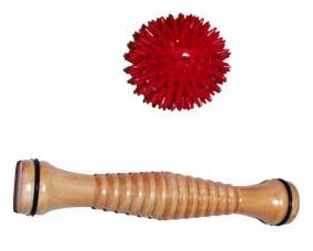 Massage roller and ball